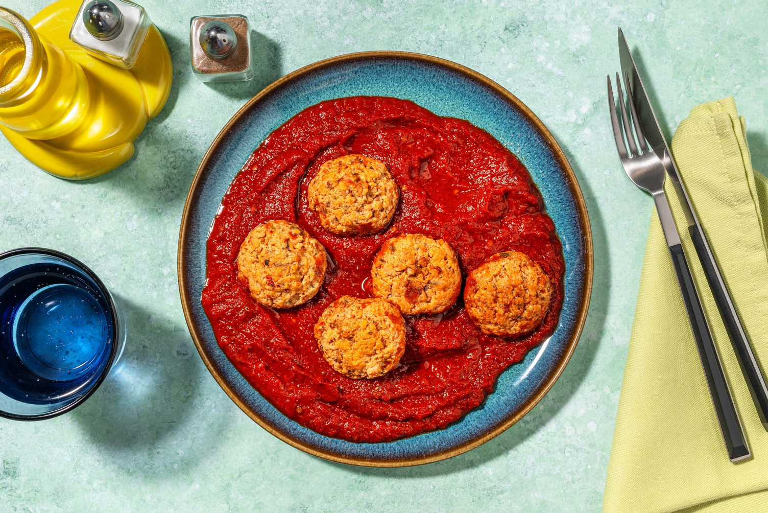 Polpette di tonno con sugo di pomodoro