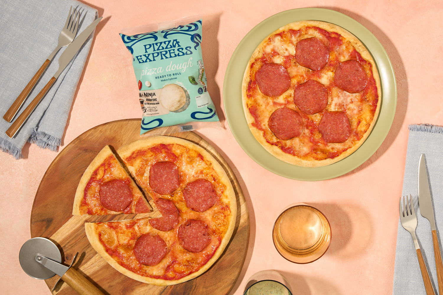 Chorizo Pizzas Bundle | Pizza Express Dough | Makes 2