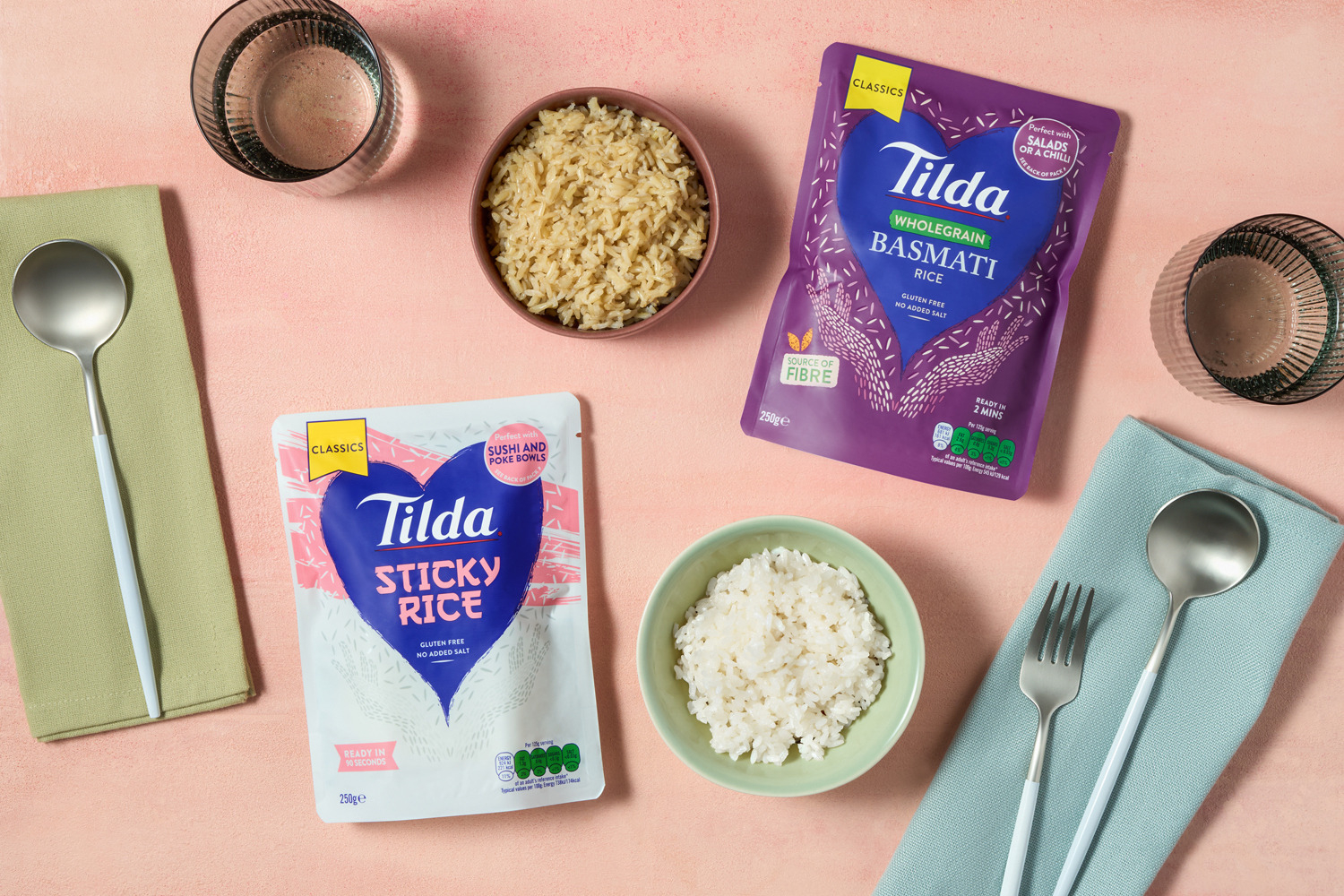 Tilda White Basmati and Sticky Rice Bundle