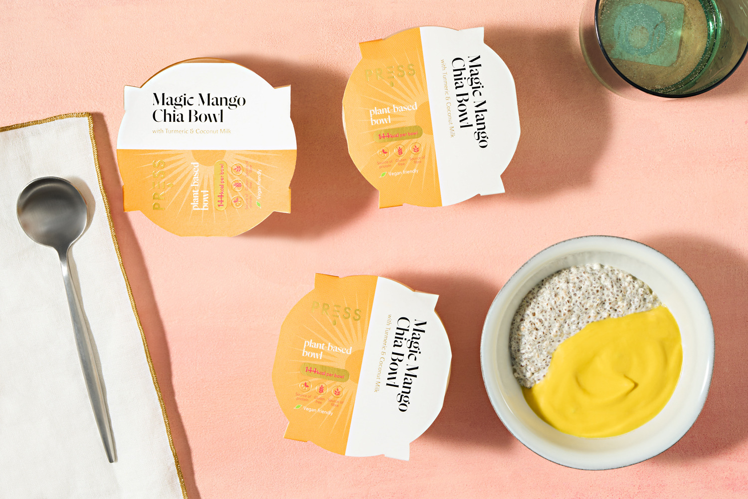PRESS Magic Mango Chia Bowl Bundle