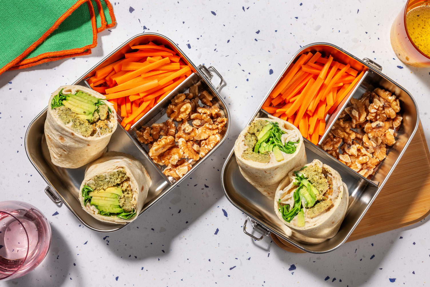 Falafel Avocado Bento Box