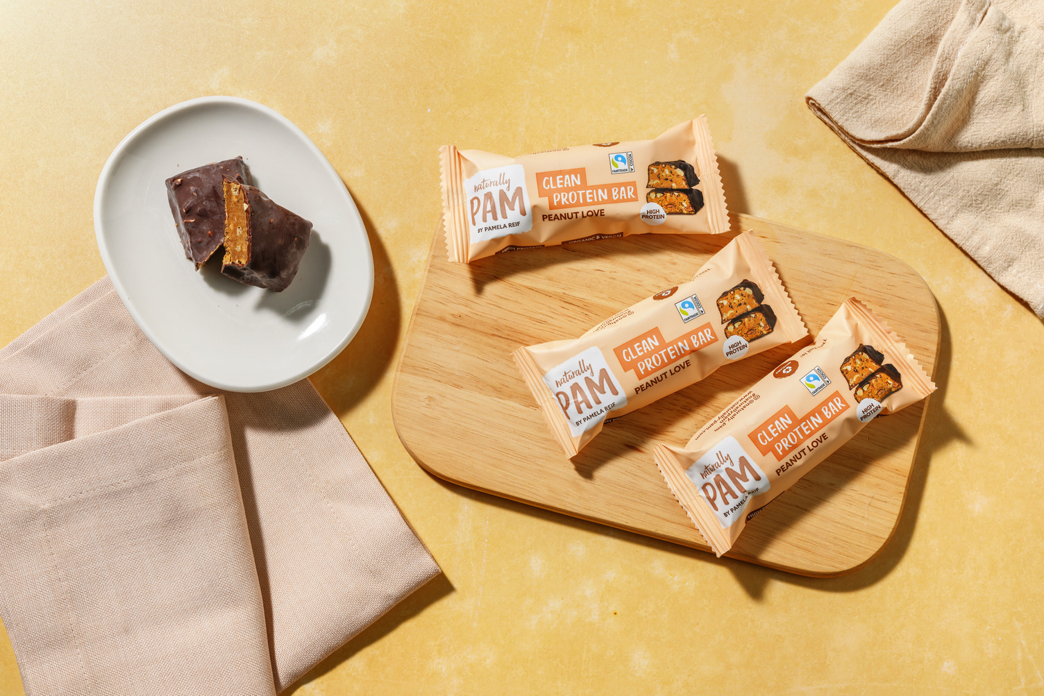 Naturally Pam Proteinriegel „Peanut Love“