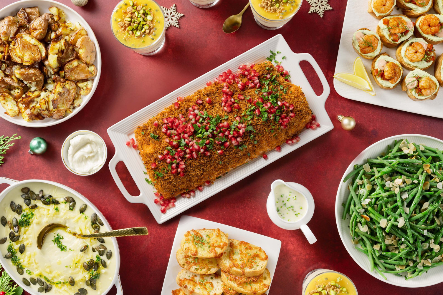 Kerstbox met vis: vier gangen 