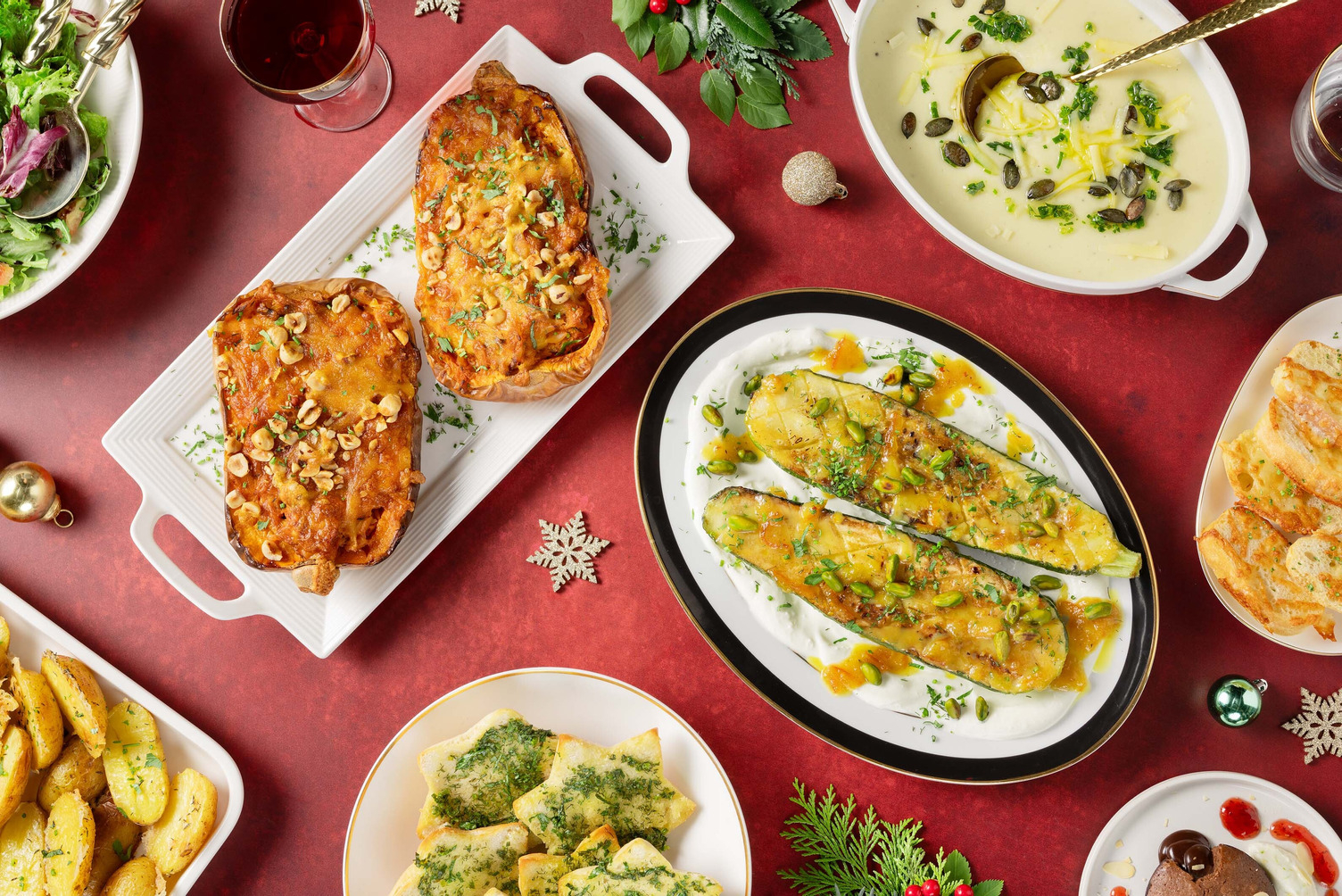 Box réveillon de Noël : menu festif végé en 4 services