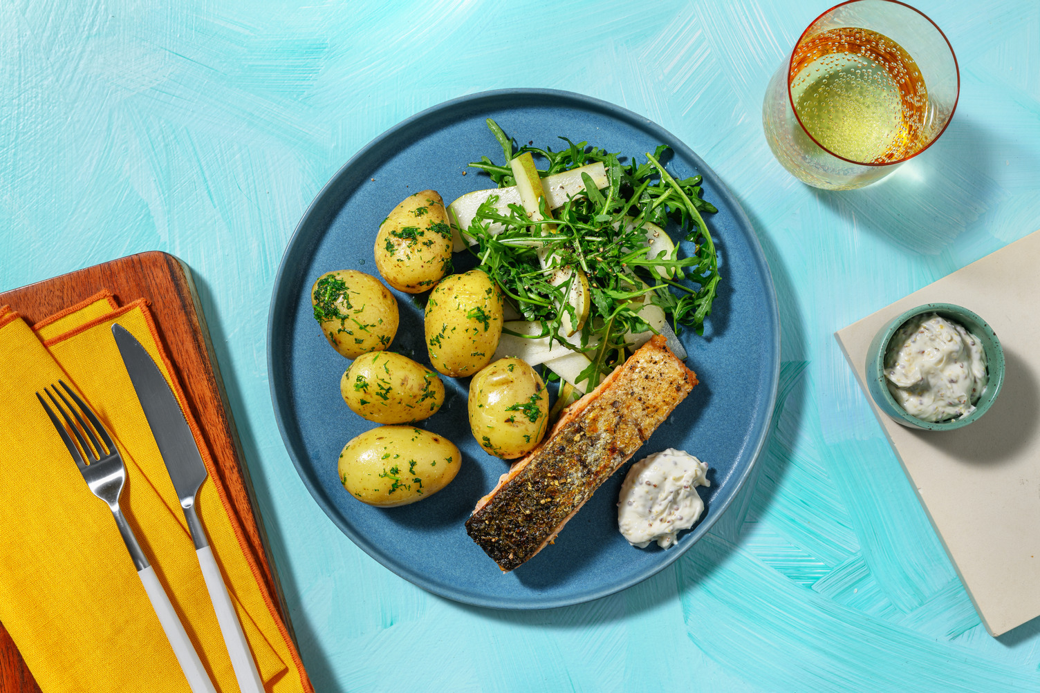 Fransk-inspirert sitron- og pepperlaks