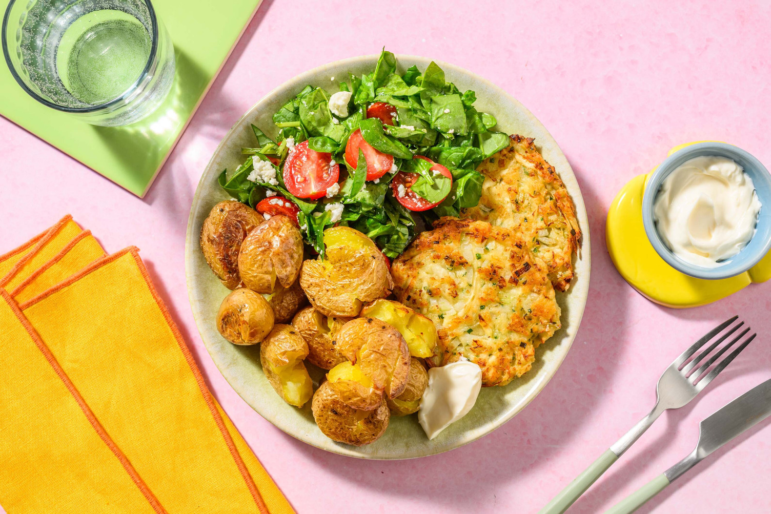 Pannestekte pastinakklapper