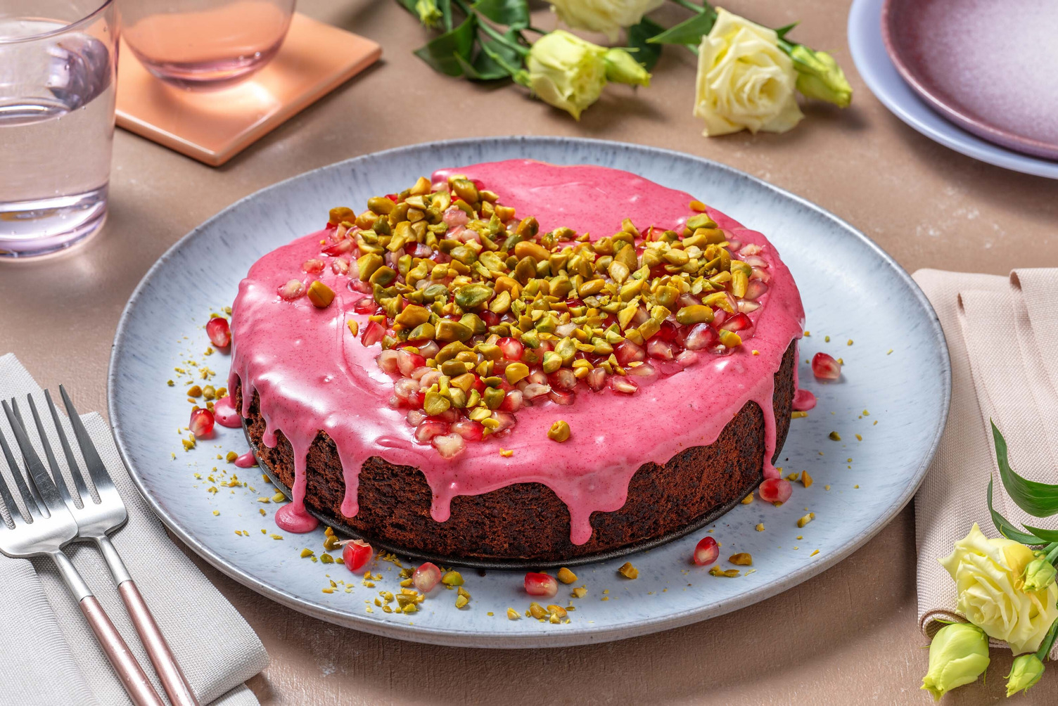 Alla hjärtans dag-kaka