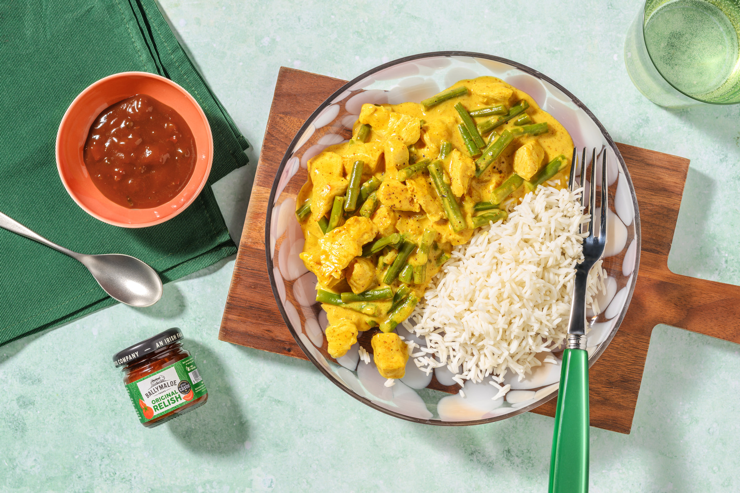 Chicken Curry with Ballymaloe Relish