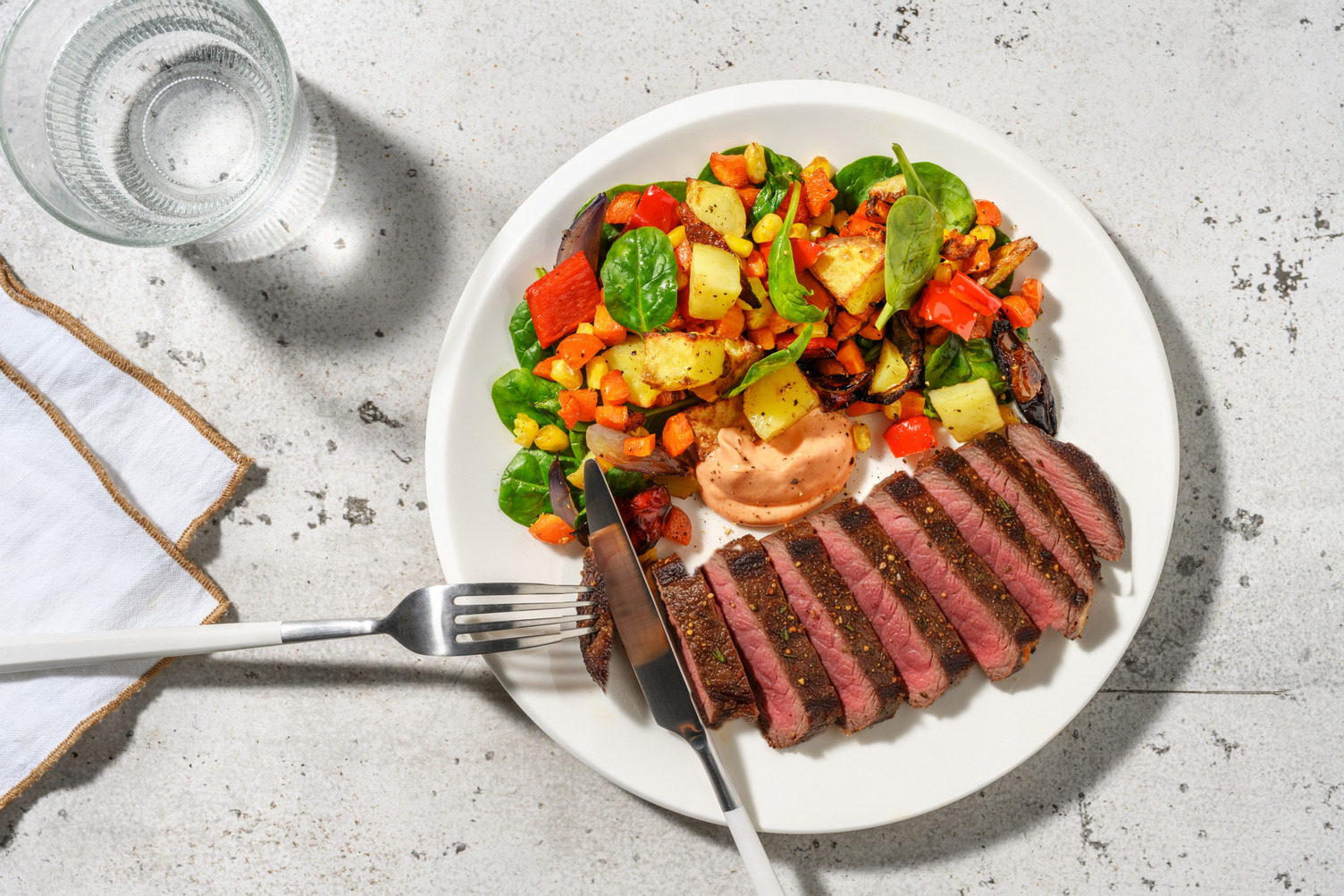 Cajunkrydret rumpsteak