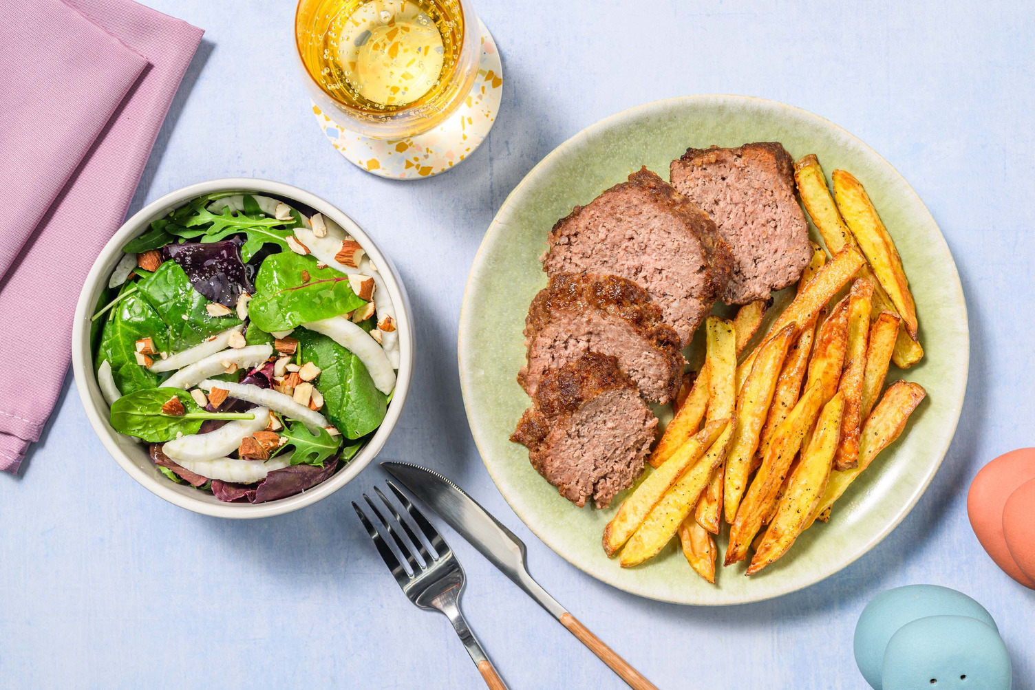 Polpettone di carne e patate al forno