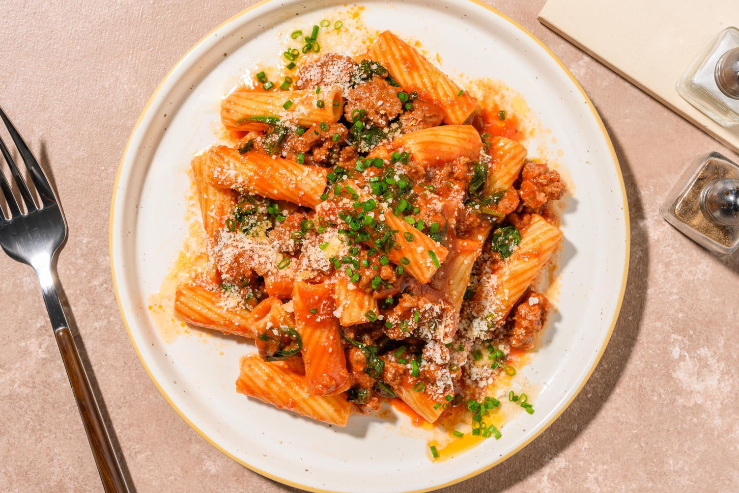 Midweek Chipotle Beef Rigatoni
