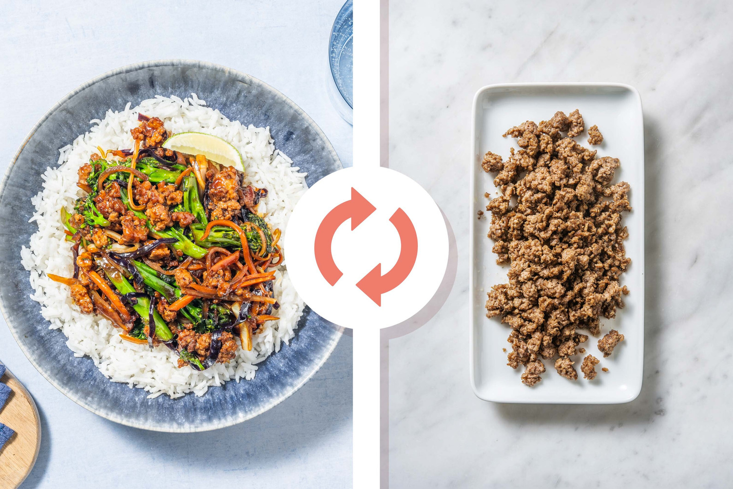 Sticky Honey Beef Rice Bowl