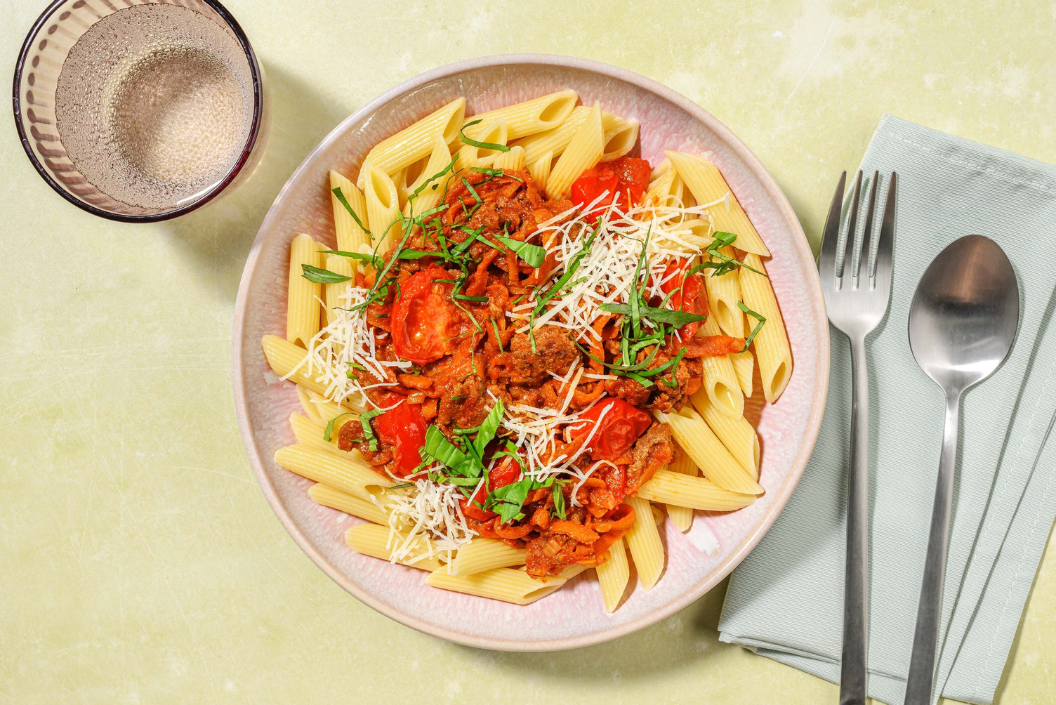 Cheat's Bolognese with Parmigiano Reggiano