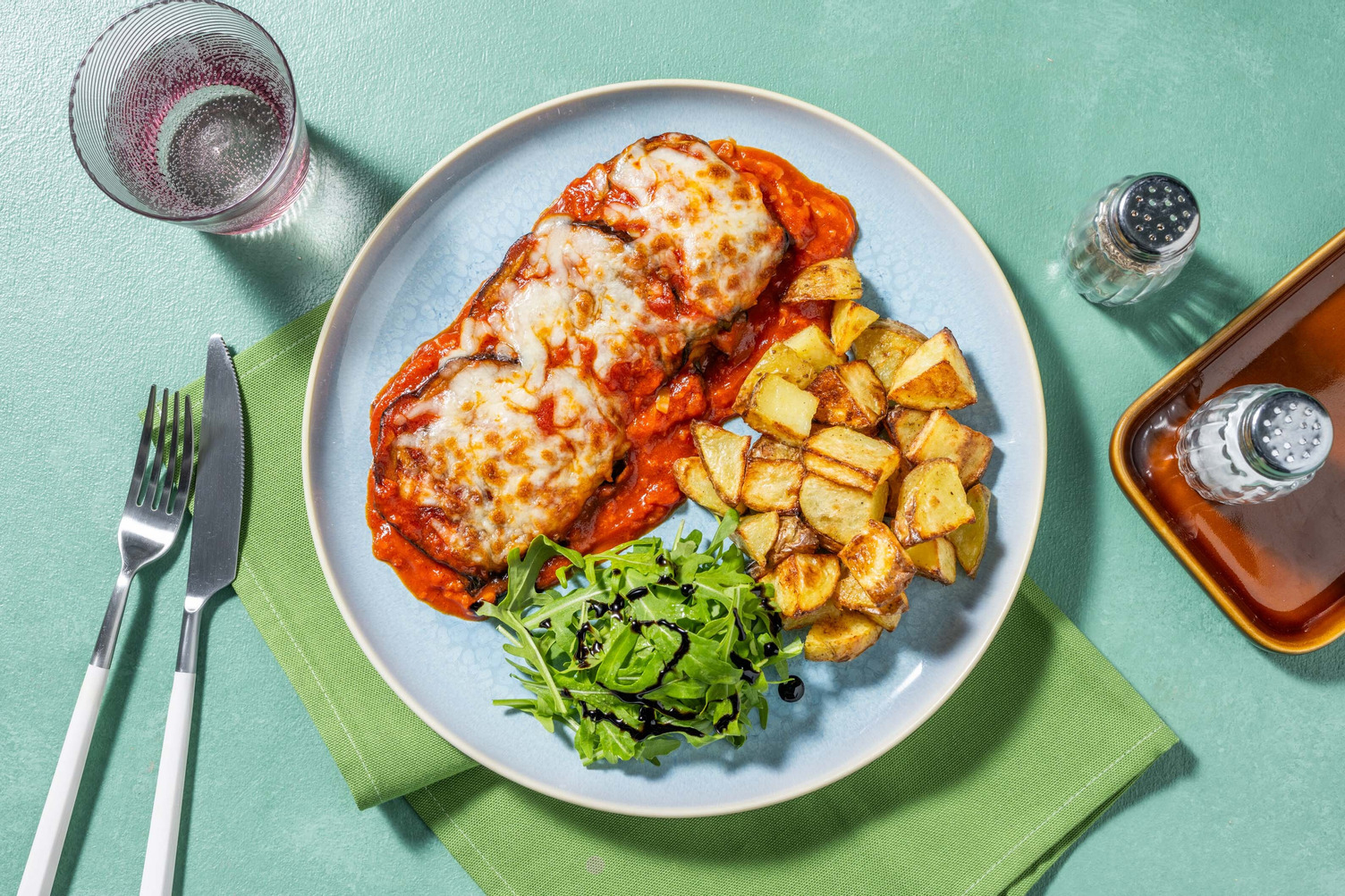 Harissa Aubergine Parmigiana