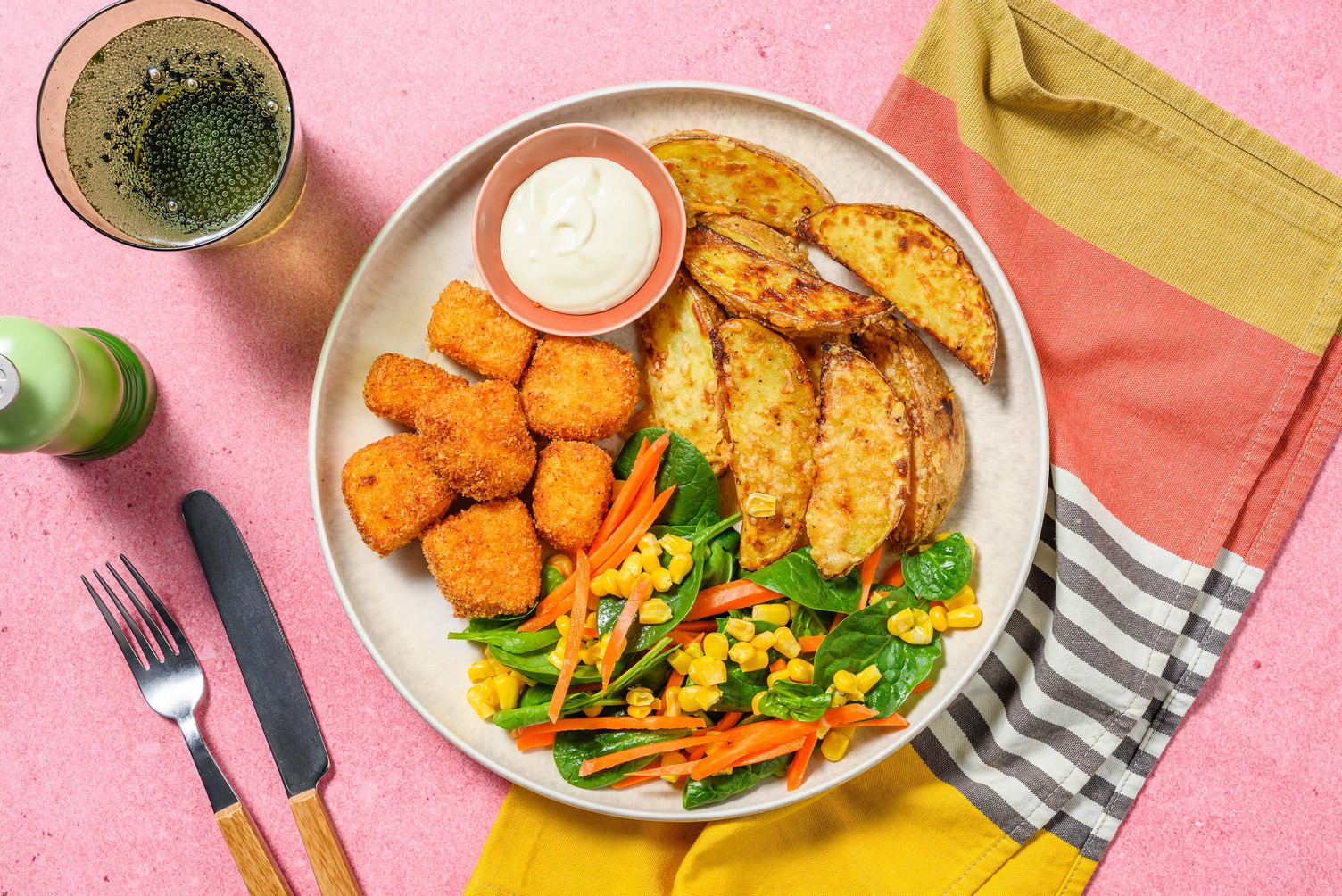 BBQ-krydrede grillostenuggets