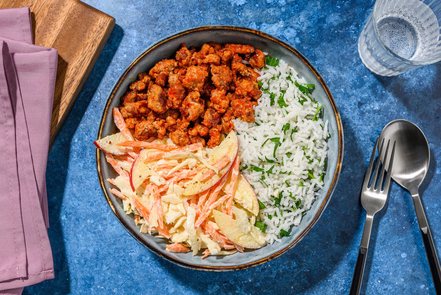 Hurtig 'buffalo'-glaseret svinekød