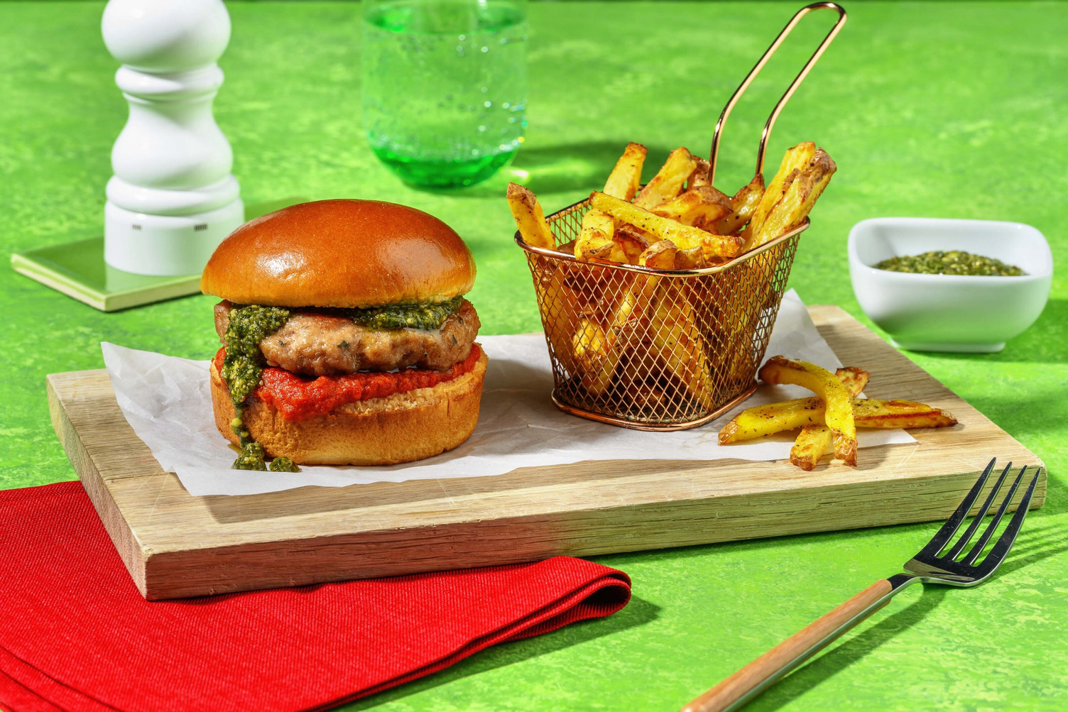 Italy's Cheesy Parmigiana Sausage Burgers