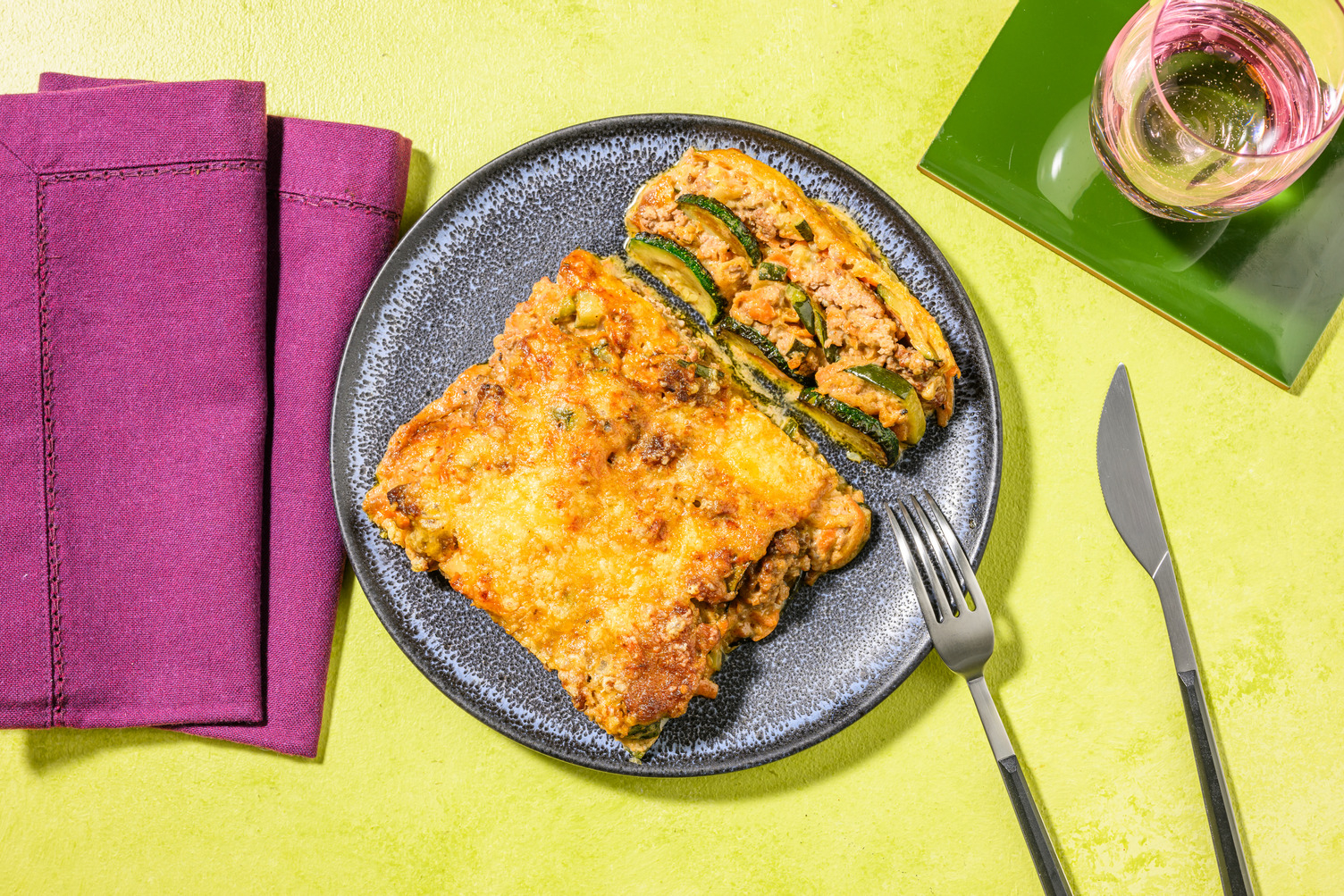 Thai Lasaña: carne picada y leche de coco