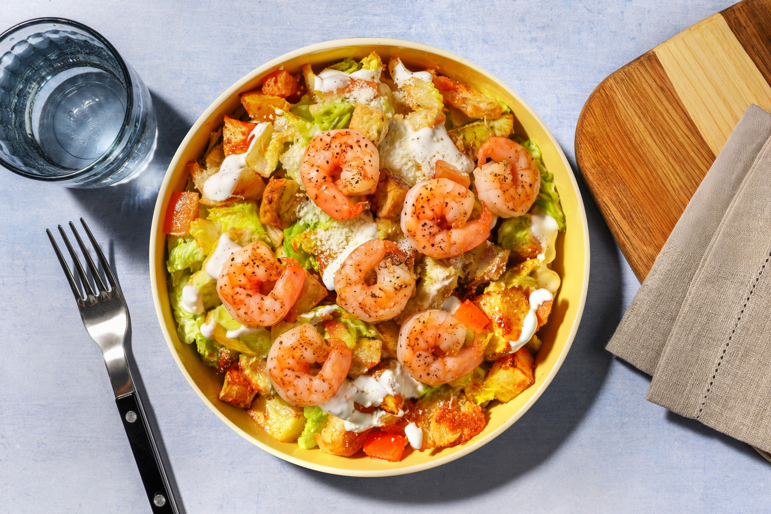 Buffalo Style Prawn Salad