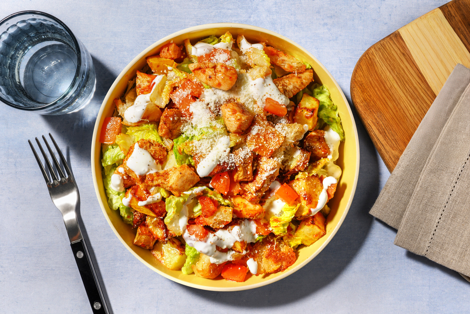 Buffalo Style Prawn Salad