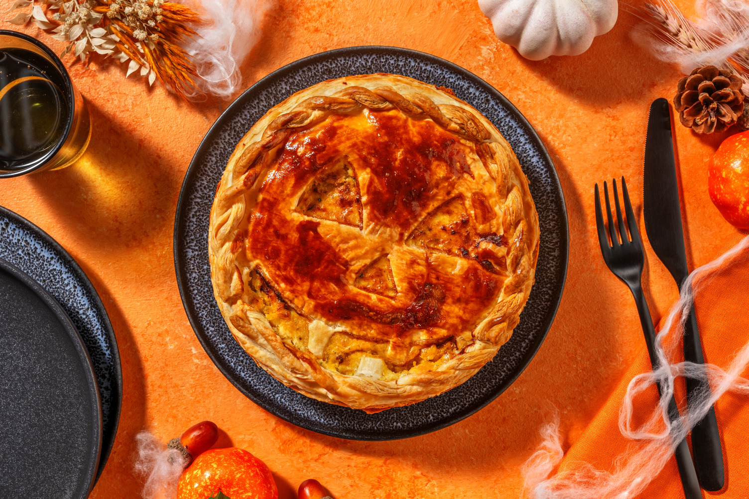 Sfoglia 'paurosa' alla zucca e pancetta