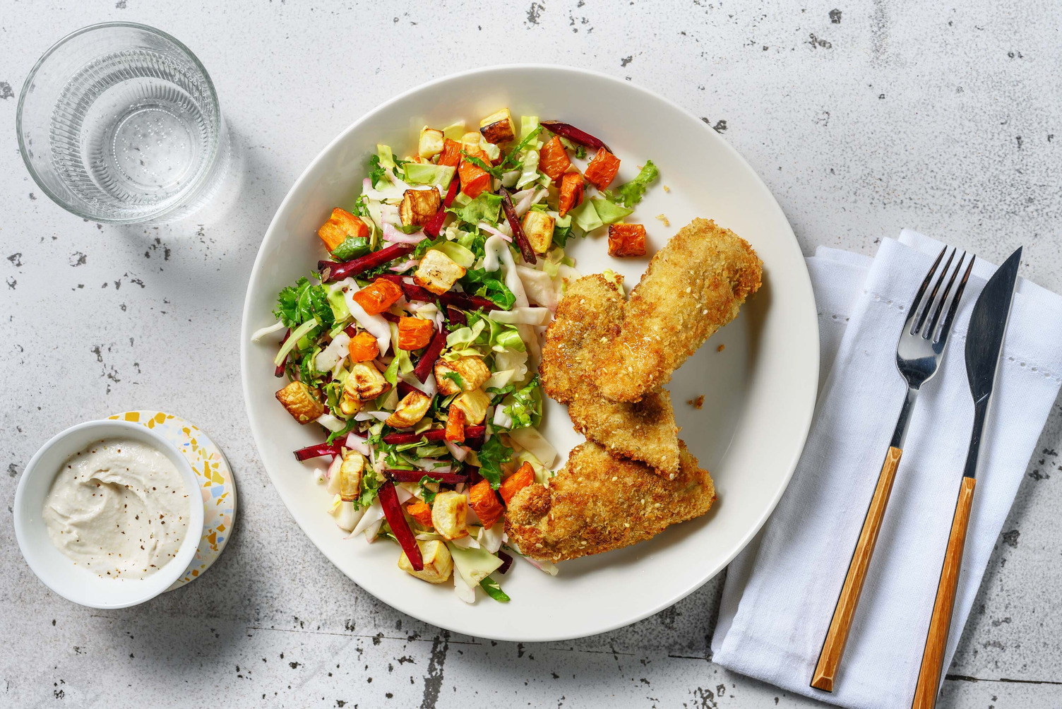 Krispig za'atar-kyckling