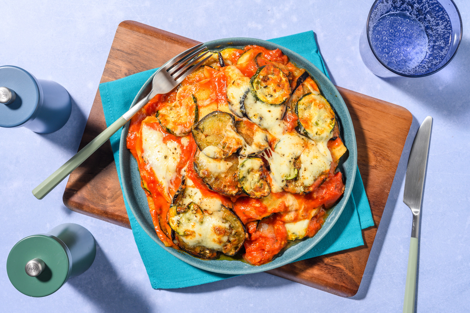 Cheesy Roasted Vegetable Lasagne