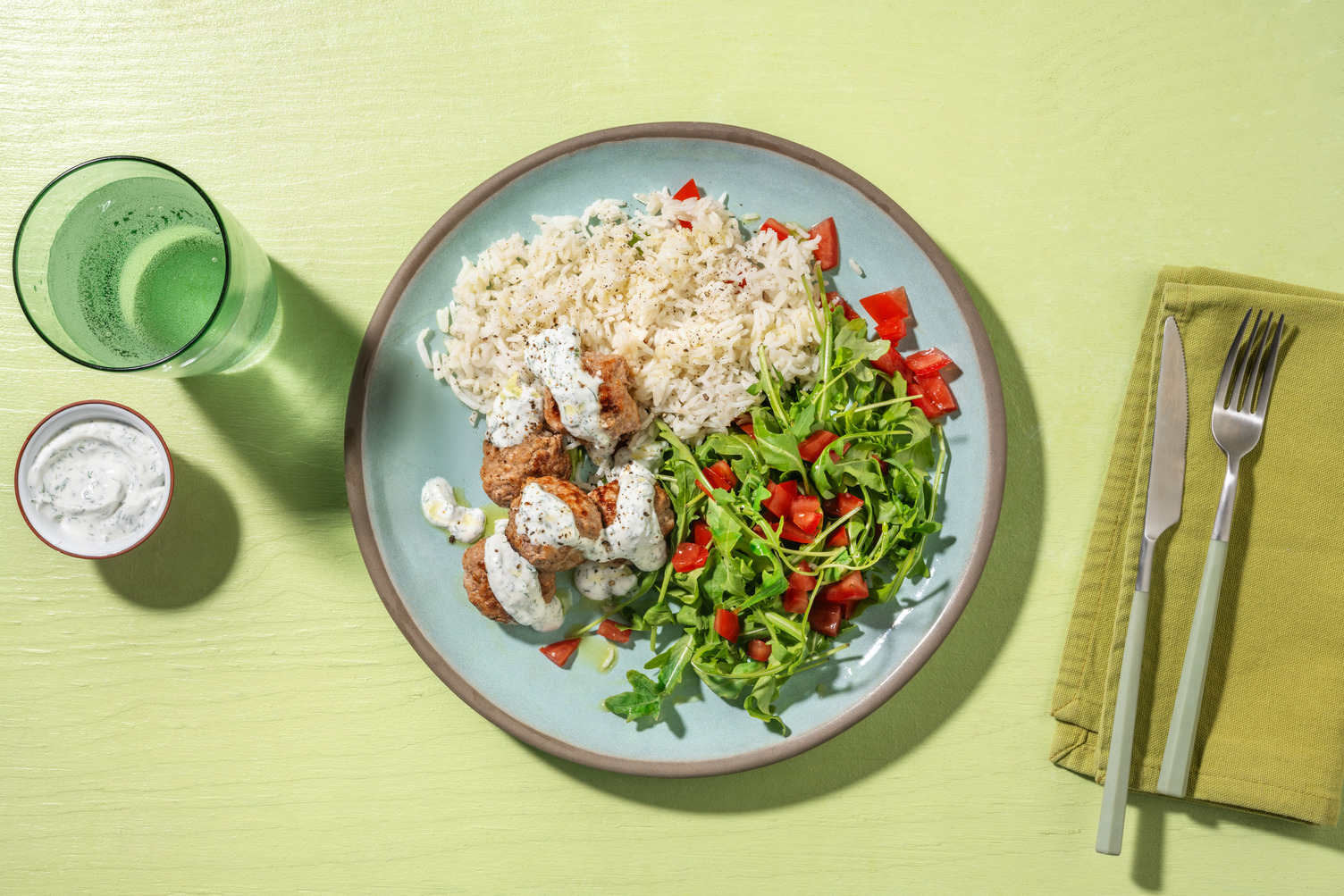 Albóndigas al estilo griego