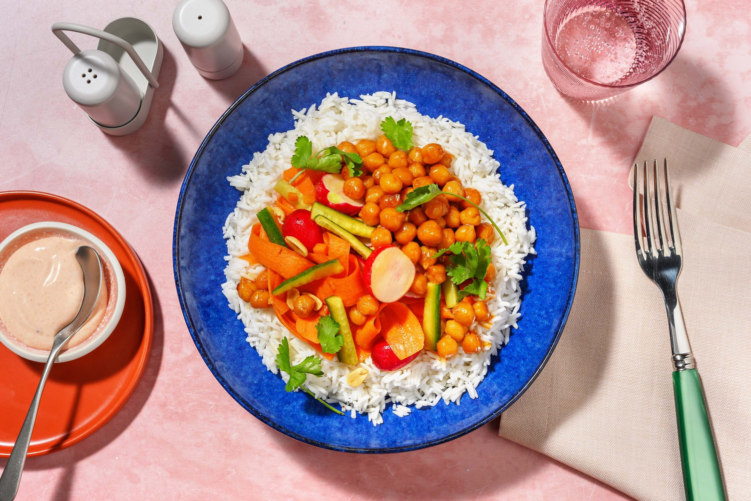 Umamiglaserade kikärtor