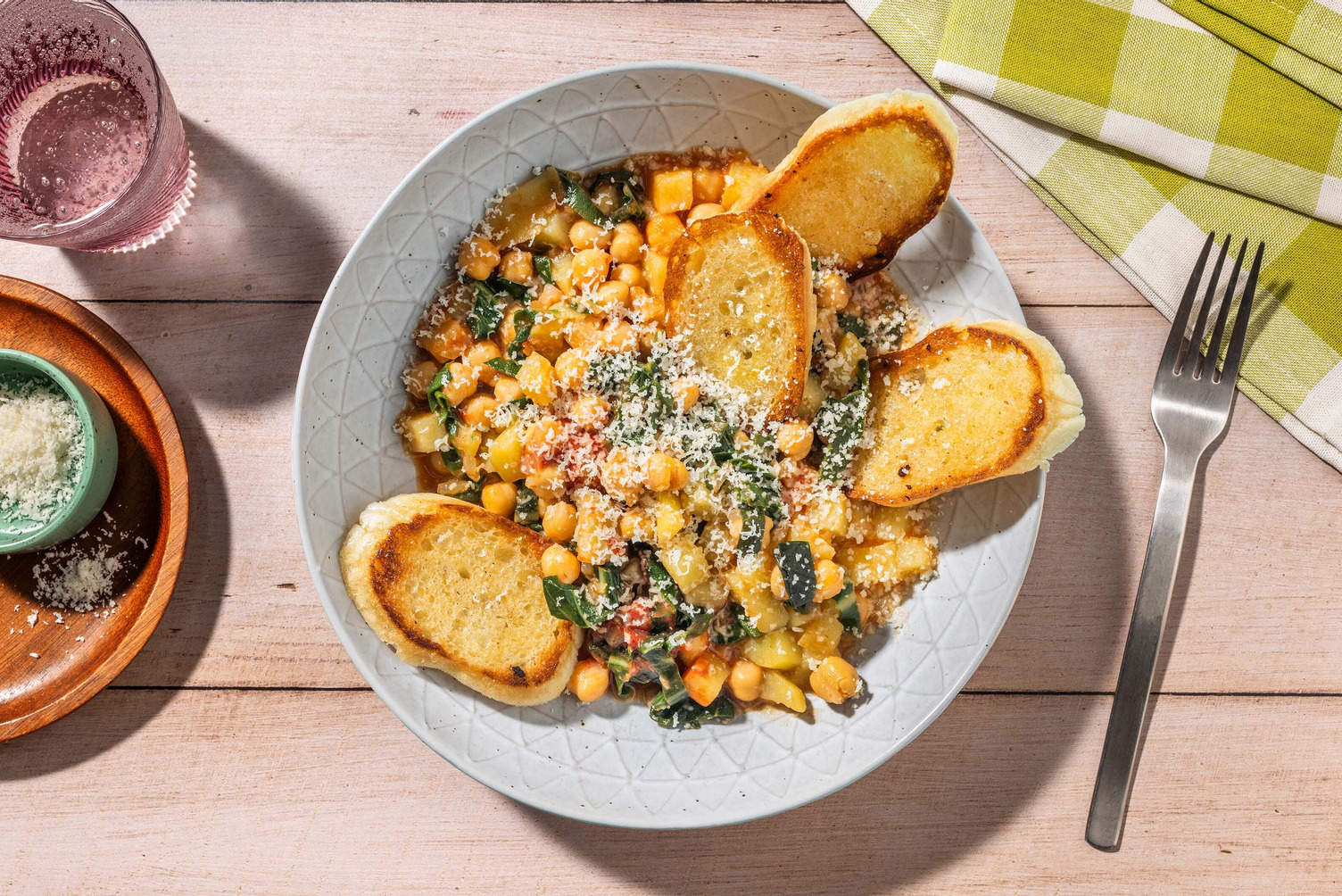Zimino di ceci, salsiccia e pecorino