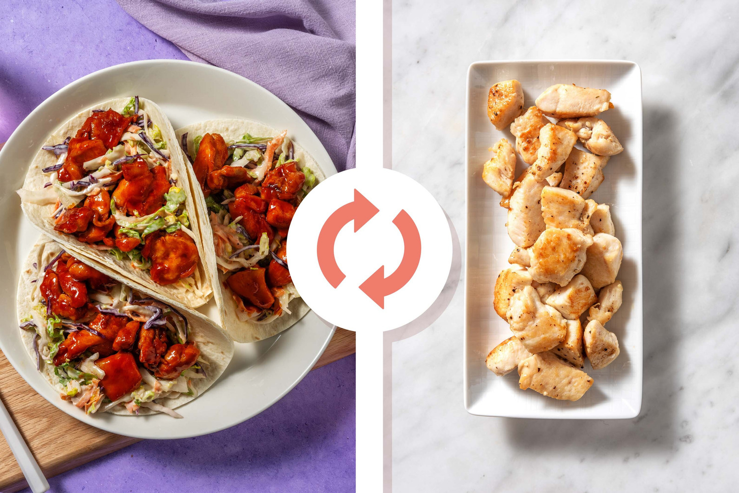 Korean Style Gochujang Chicken Breast Tacos