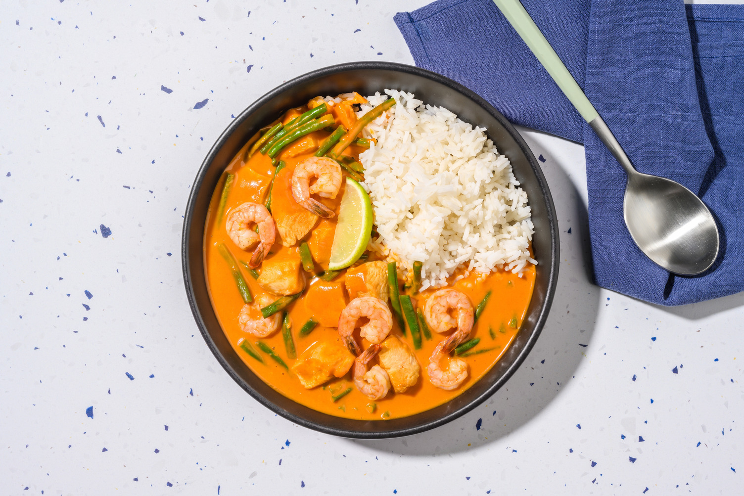 Easy Peasy Fragrant Chicken and Prawn Curry