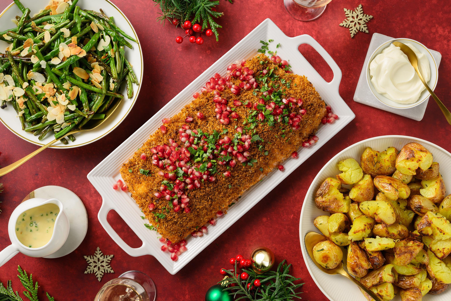 Zalm in een knapperig jasje met krokante rosevalaardappelen