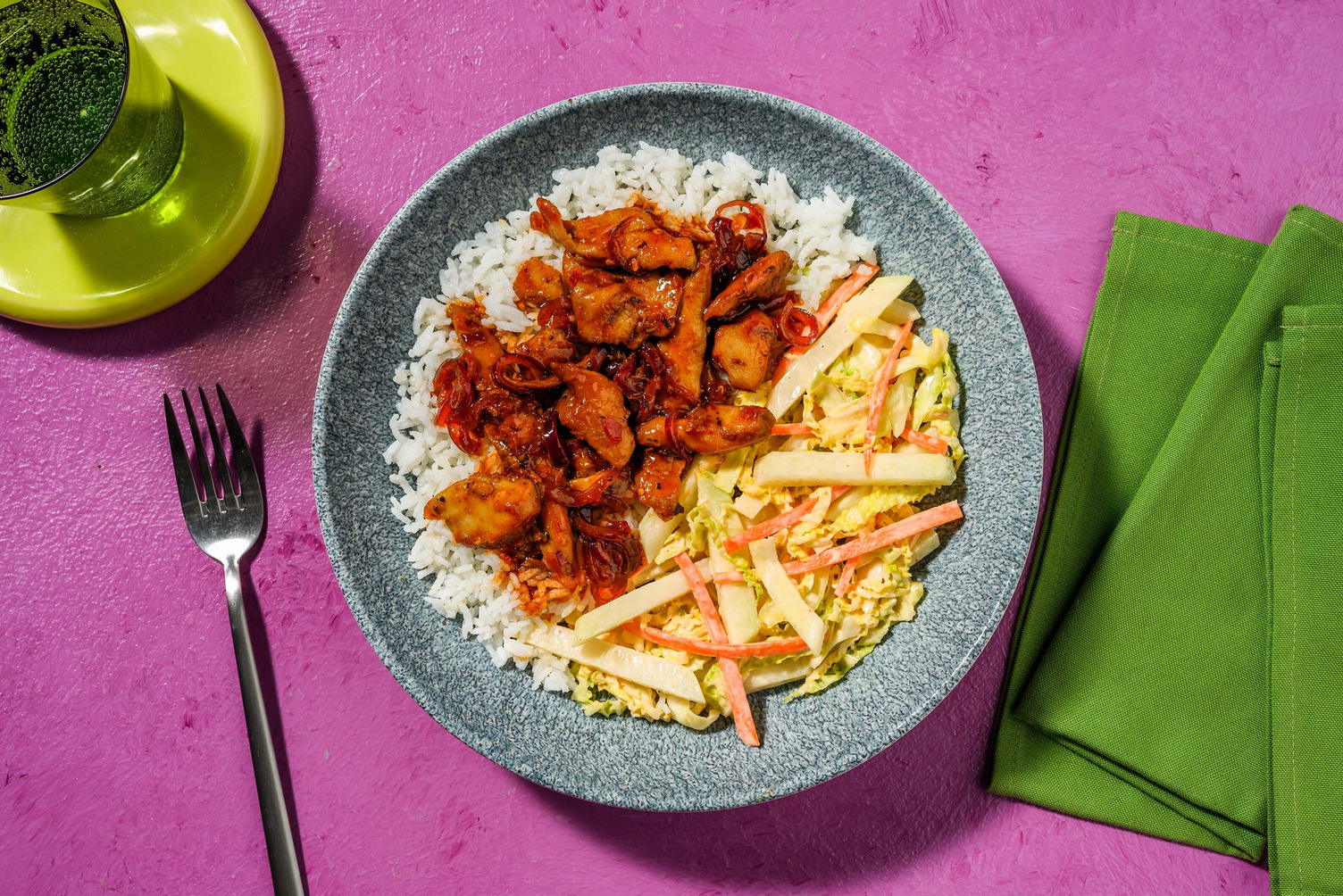 Goan Xacuti-kryddade vegostrimlor