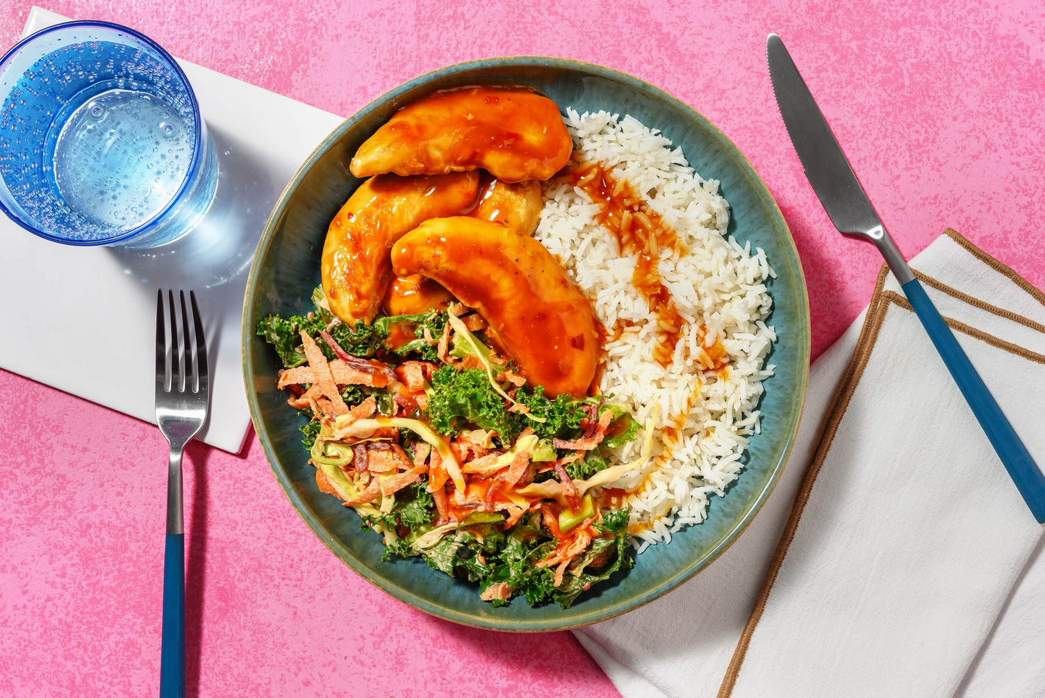 Pannstekt kyckling med asiatiska kryddor