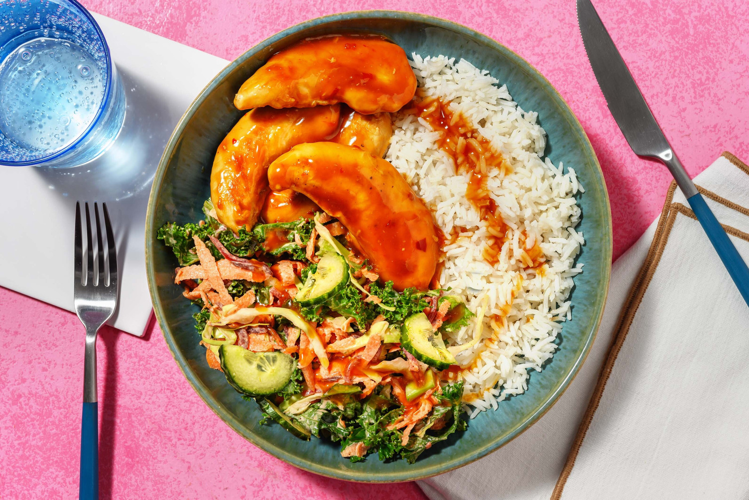 Pannstekt kyckling i asiatisk sås