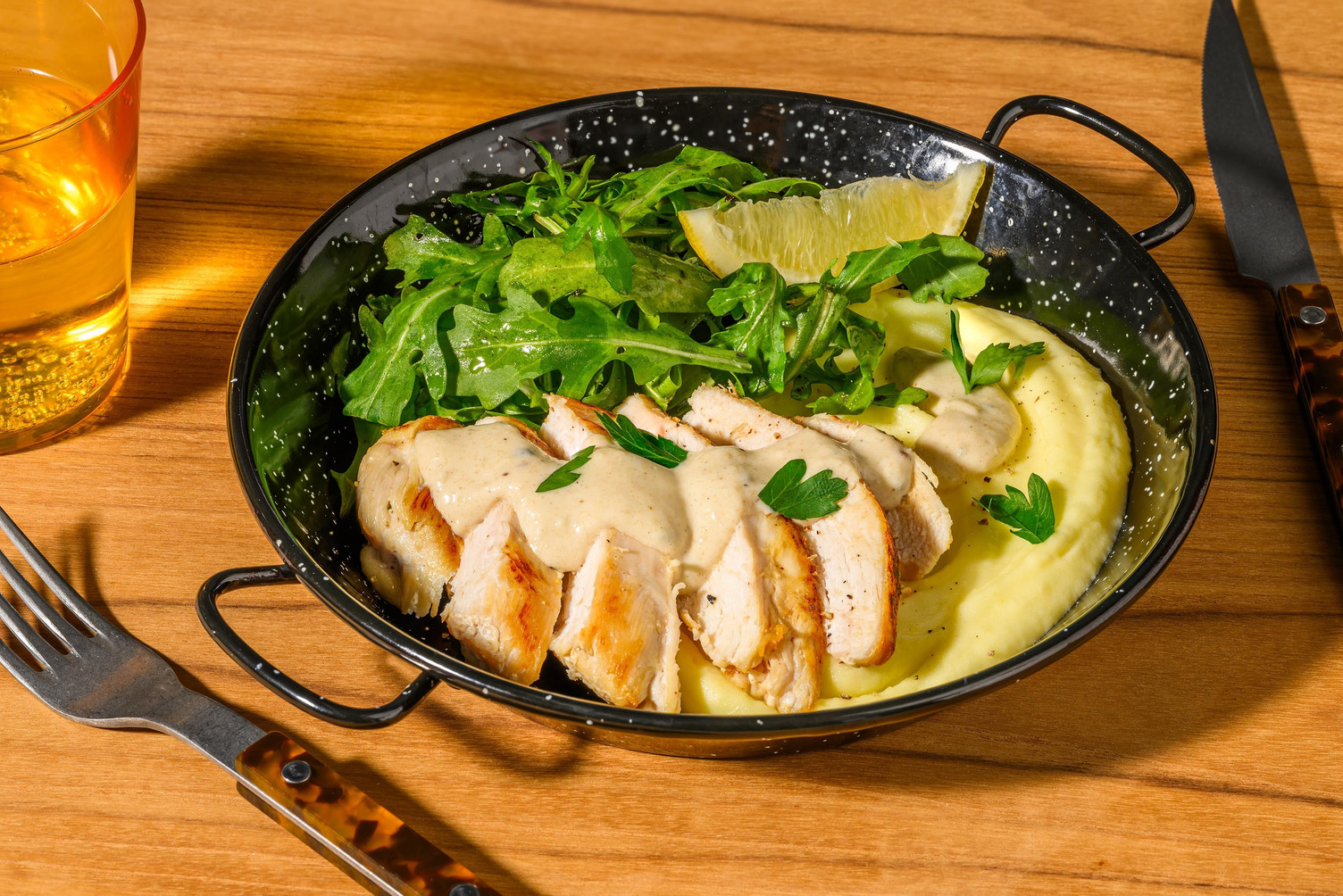 Cacio e pepe-inspirert kylling