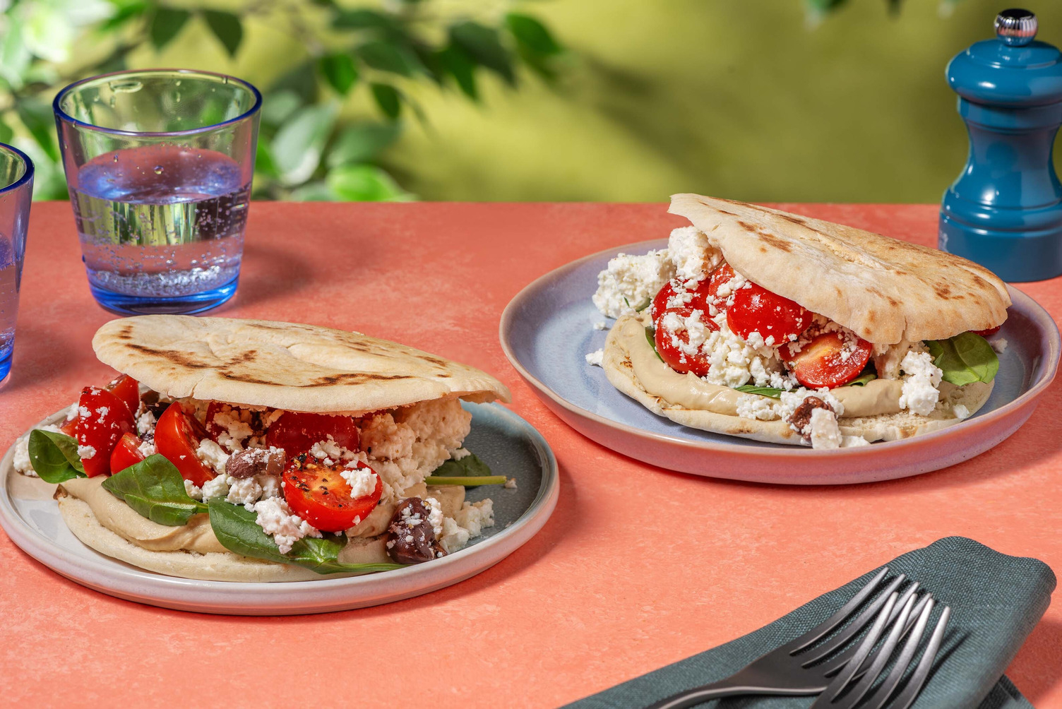 Græskinspireret vegetarpita