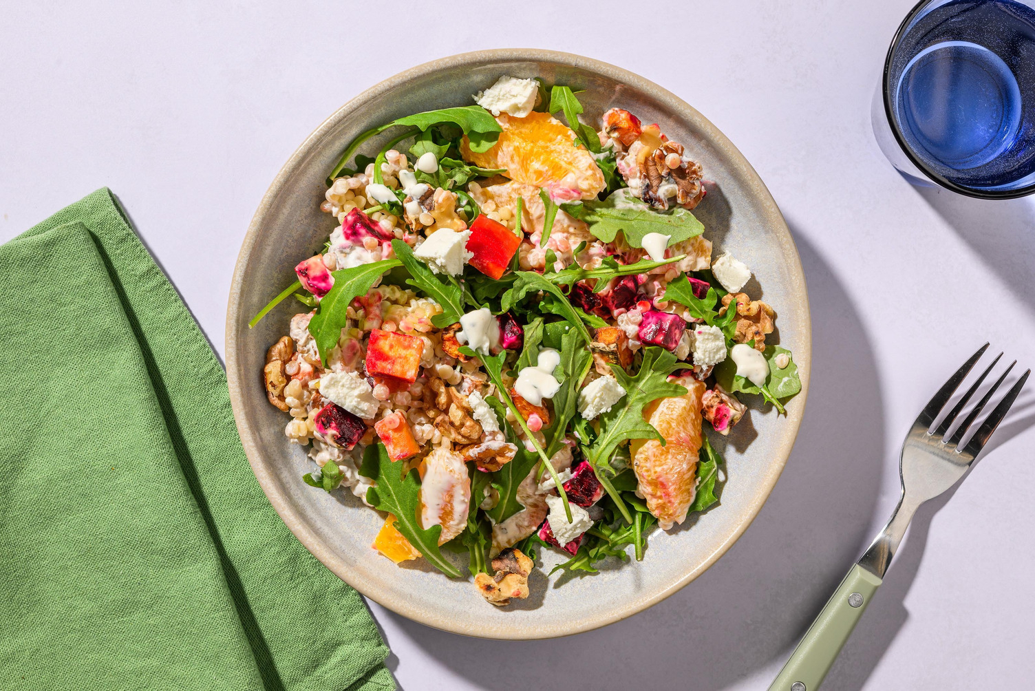 Perlencouscoussalat mit Rote Beete & Orange