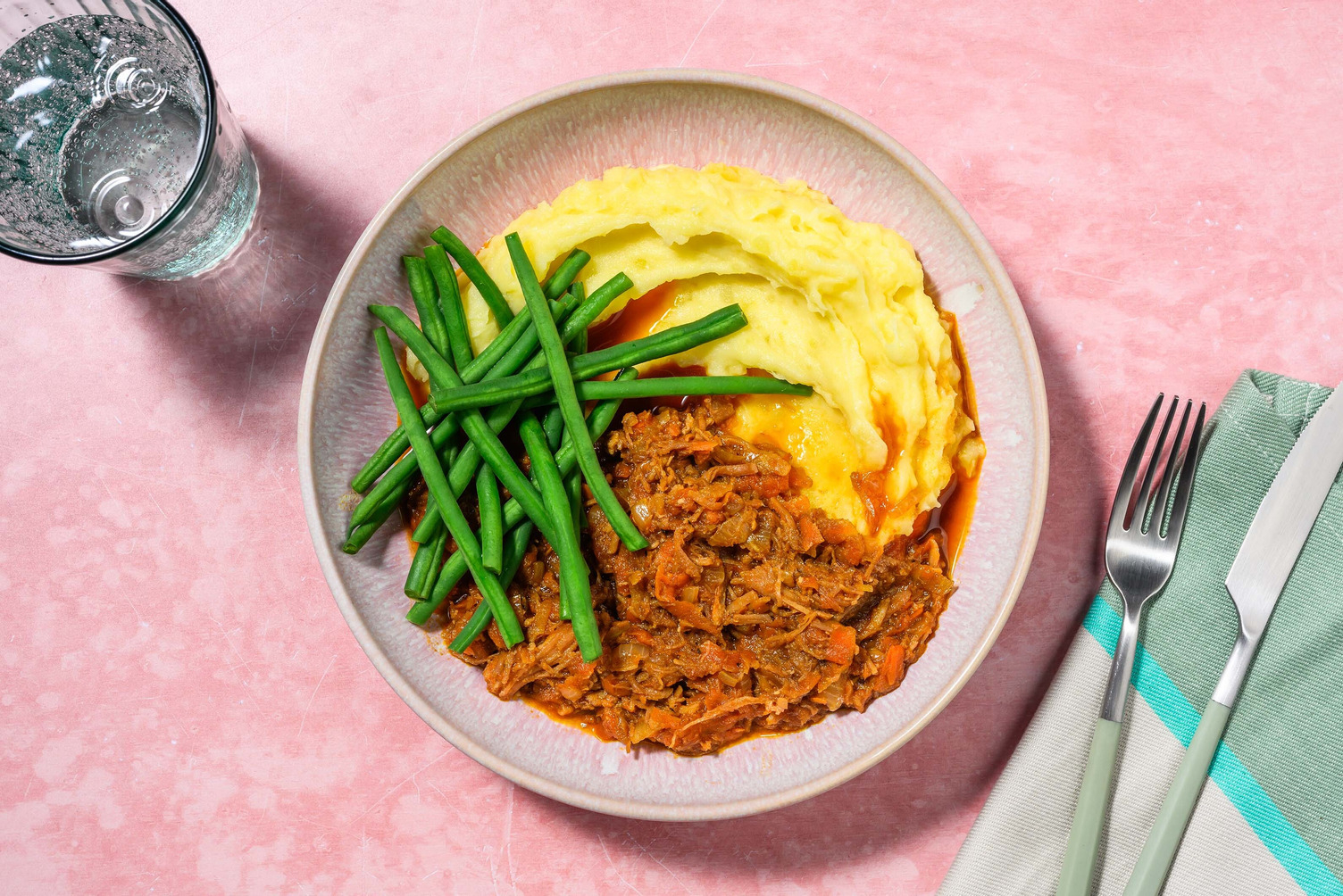 Fyldig pulled beef gryderet