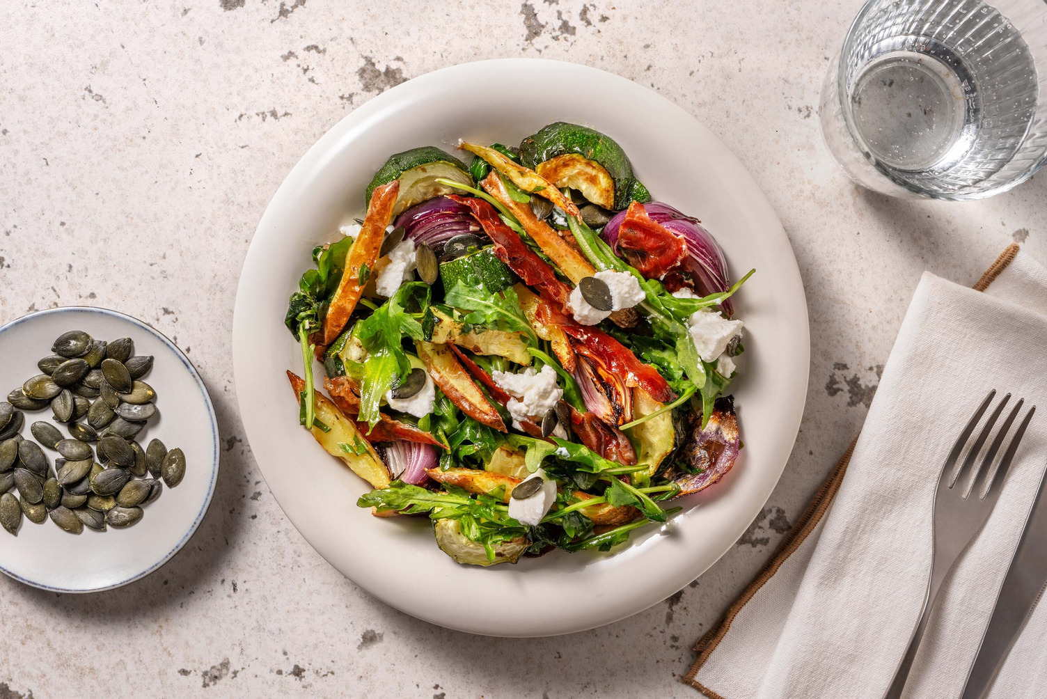 Prosciuttotoppede fritter