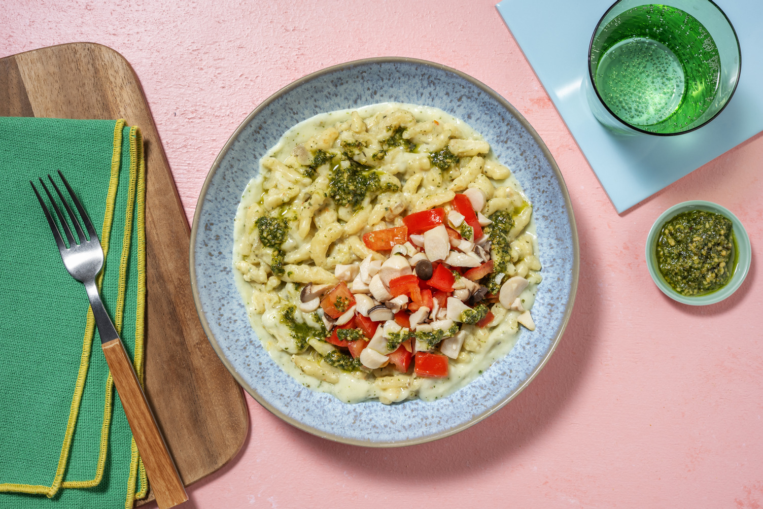 Vegane Italienische Spätzlepfanne