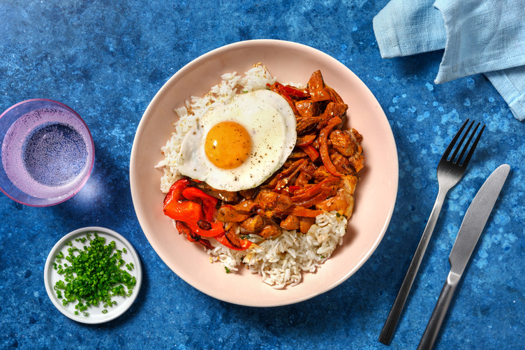 Glasiertes Bio-Hähnchen mit Orangen-Soja-Soße