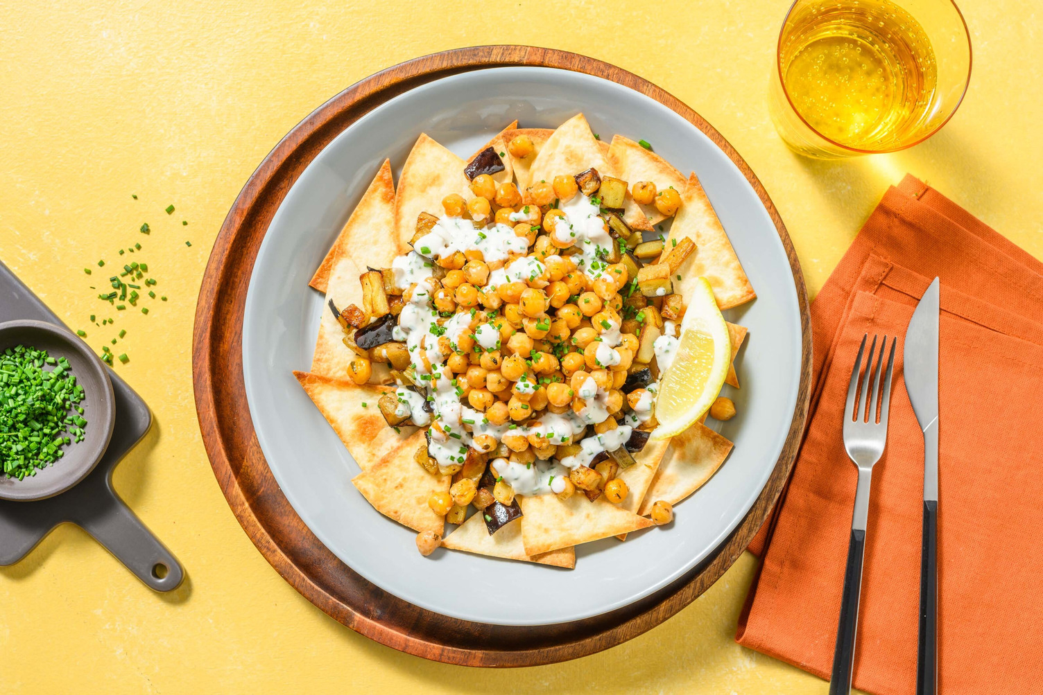 Fatteh Libanese alle melanzane 