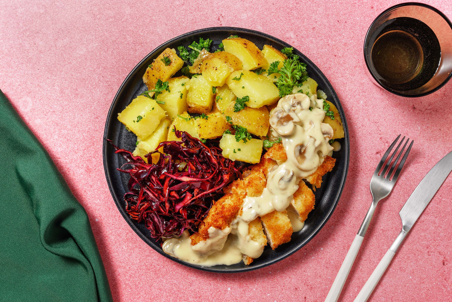 Gyldenstegt svineschnitzel