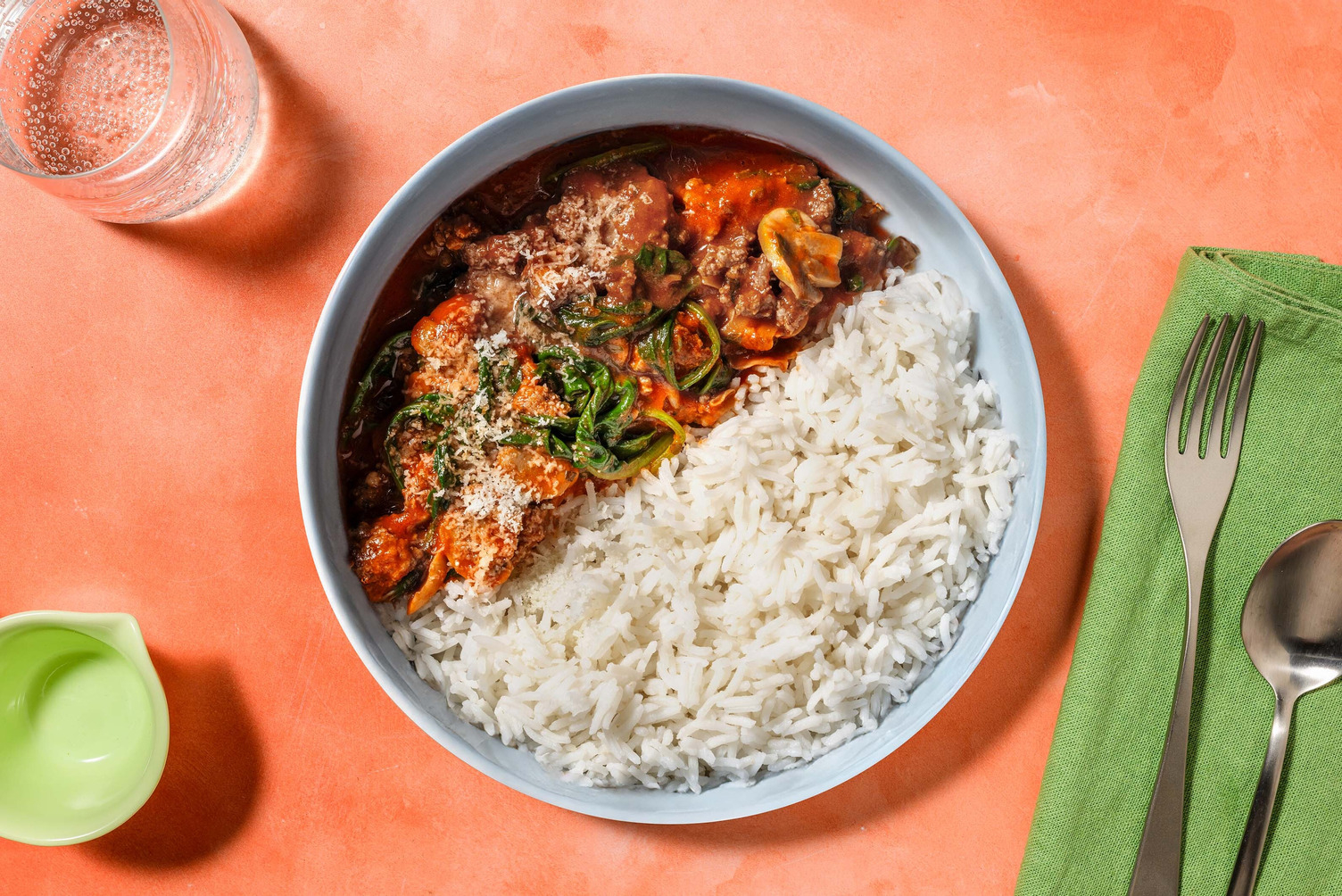 Cheesy Veggie Mince Ragu Stew