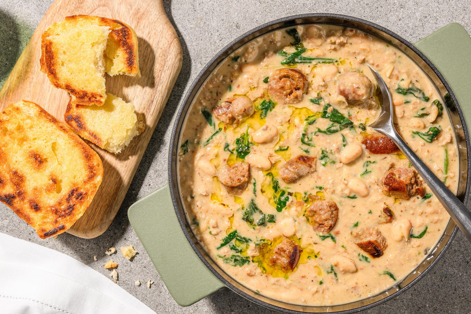 One Pot Sausage and Butter Bean Cassoulet