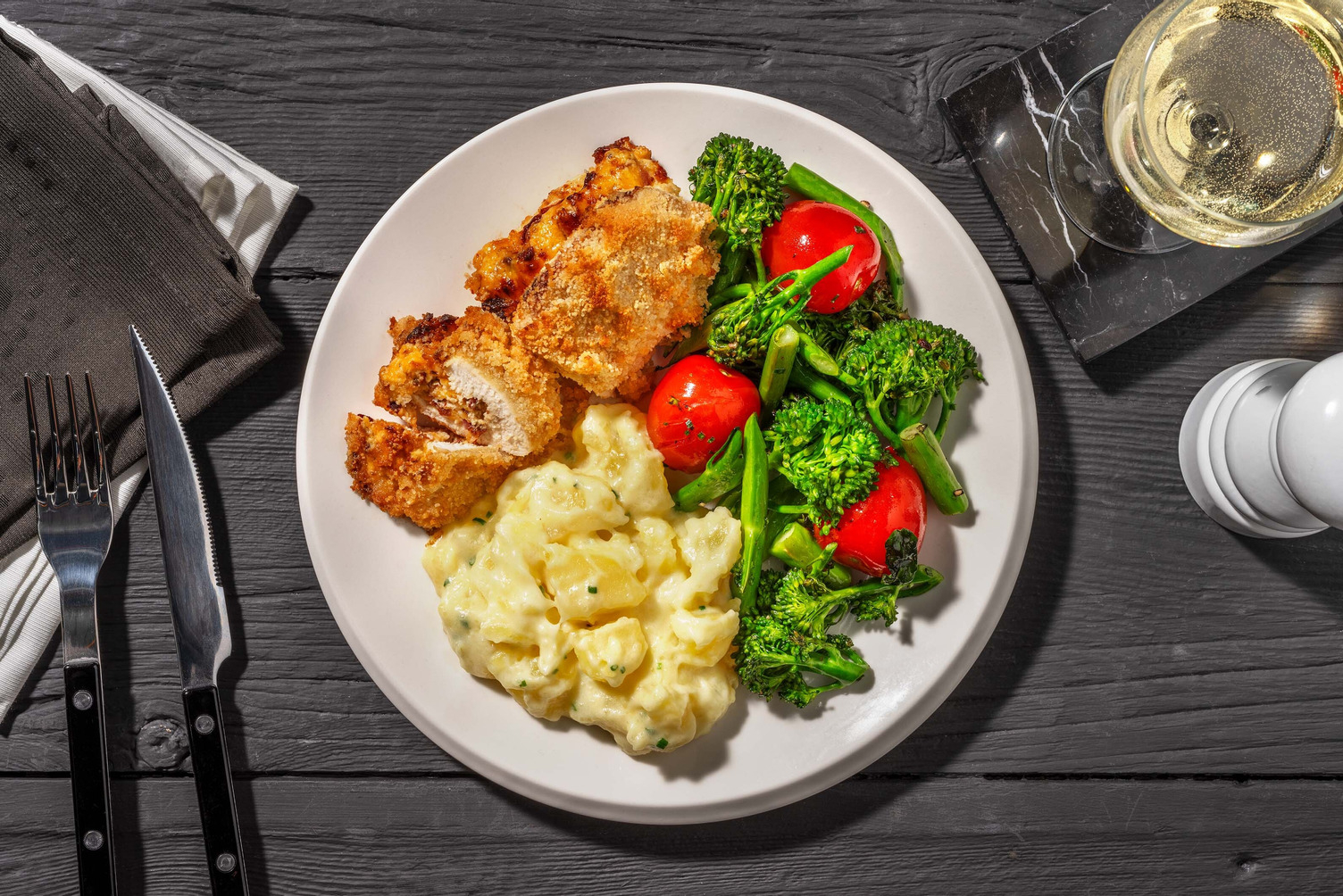 Poulet farci au bacon et au fromage