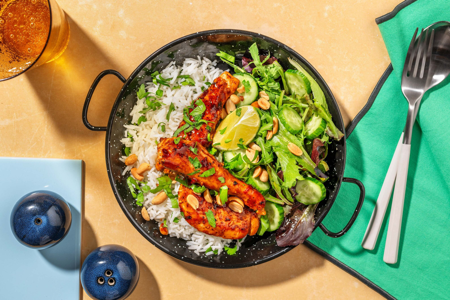 Double poulet sucré-épicé façon thaïe