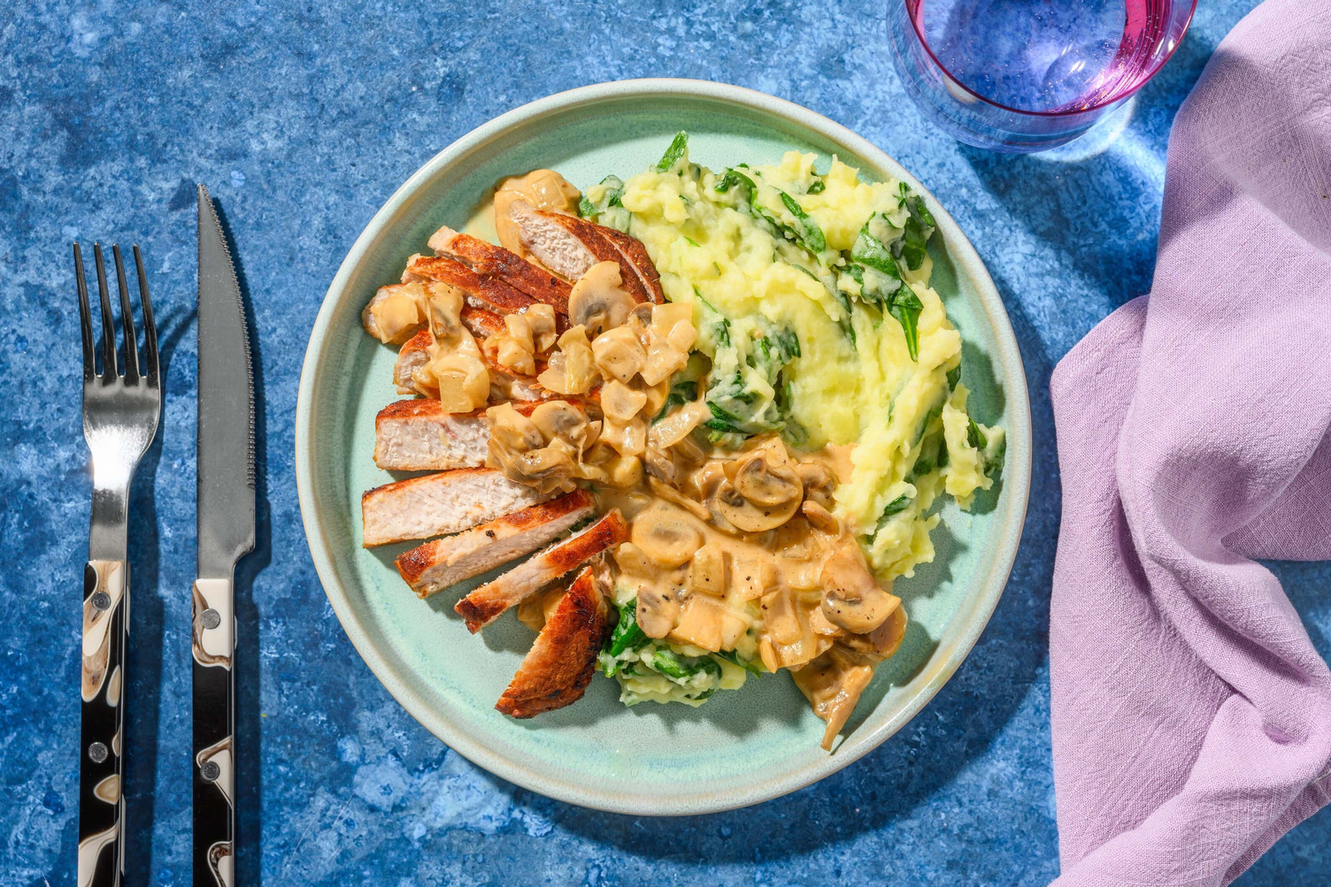 Mushroom-Smothered Pork Tenderloin 